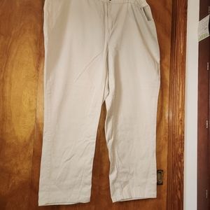 Woman Within Size 28 khaki colored Jean type pants